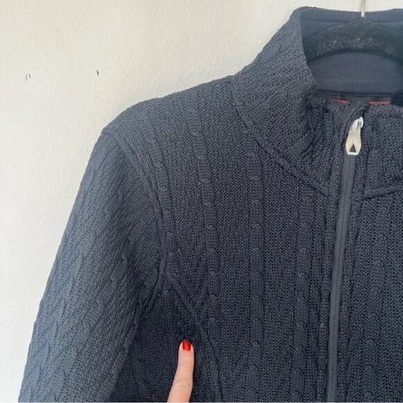 Spyder Major Cable Stryke Full Zip Jacket in Black - Picture 4 of 14